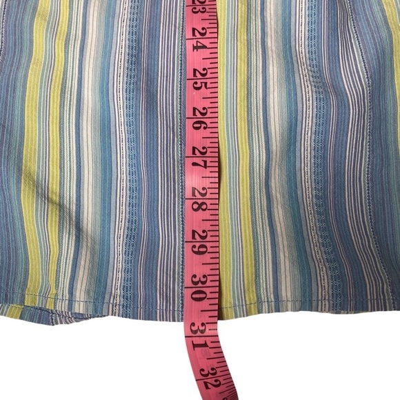 Vintage‎ Tommy Bahama Striped Long Sleeve Button Down Silk Shirt Men’s XL - Picture 13 of 13